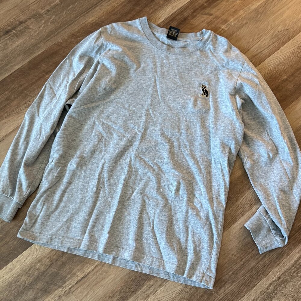 OVO long Sleeve shirt. Embroidered Owl